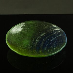 miseczka szklana zielona transparentna